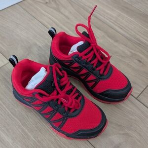 DREAM PAIRS Lace Up Shoes Kids Red/Black Size 12 Toddler
